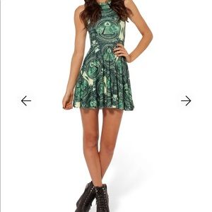 Blackmilk Clothing The Dollar Skater Dress Size S